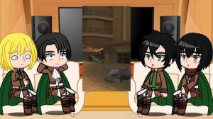 AOT/Attack On Titan React To Skibidi Toilet (48-62) || Gacha React