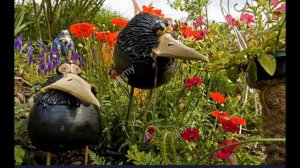 САДОВЫЕ УКРАШЕНИЯ🌸🌺ФИГУРКИ ДЛЯ САДА🌸🌺🦚🦜🦉