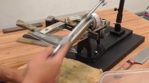 Нож от Dr. Alba, сталь 95х18. Заточка. Кухонный тест