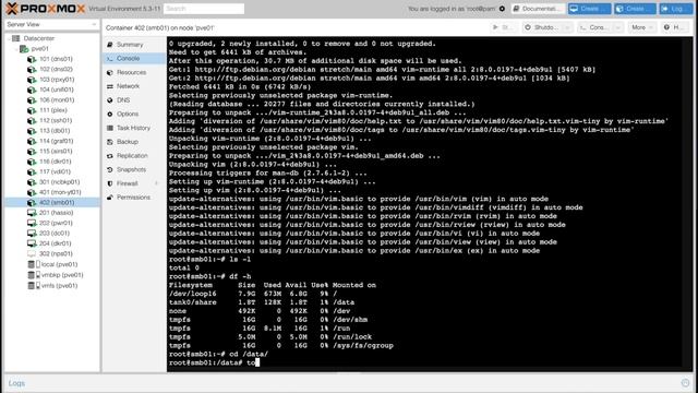 Proxmox: LXC Fileserver mit ZFS erstellen