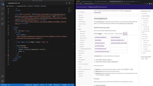 Create a map with OpenLayers 6 and ArcGIS basemaps with a free dev account (2022) смотреть онлайн