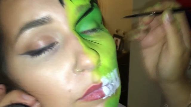 Incredible Hulk Face Painting Tutorial смотреть онлайн