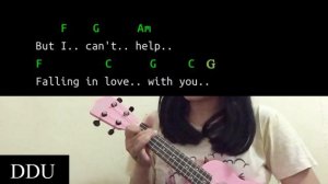 can’t help falling in love ukulele tutorial