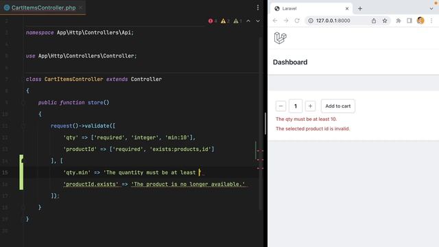Customizing validation error messages in Laravel - Tiny Tip #3