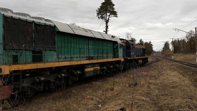 ТЭ114-0067, ТЭМ2У-8455 Маневры в ООО 