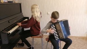 ADIOS NONINO Пьяццолла - дует фортепиано и баян