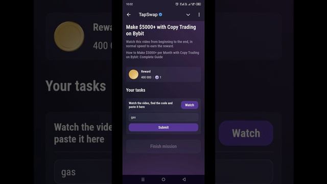 TapSwap код (Make $5000+ With Copy Trading) на 28.08.2024 #tapswap #tapswapcode #crypto