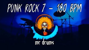 Punk Rock 7 - 180 BPM | Backing Drums | Only Drums