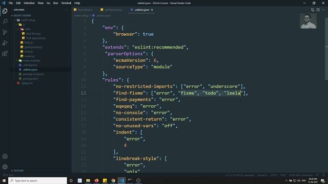 9. Send arguments to the custom rules in ESLint config. Function Parameters datatype check - #ESLin