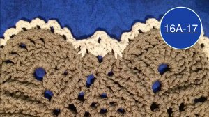 Ковёр «Экстравагантный» крючком. Ряды 16а-17. Полиэфирный шнур. Мастер-класс. Дачный креатив.