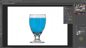 How to Fill Glass with Fruit Juice in Photoshop CC