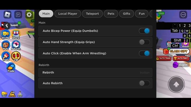 ?Arm Wrestle Simulator Script Pastebin | Autofarm For Mobile and PC (Roblox)? смотреть онлайн