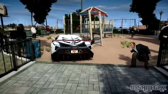GTA IV 2013 Lamborghini Veneno Crash Testing - Insanegaz смотреть онлайн