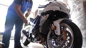 Frame sliders install Suzuki Gsxr 600