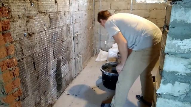 Штукатурка стен. Штукатурка больших слоёв. Музыкальное видео. смотреть онлайн