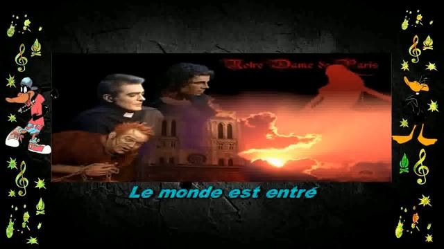Notre Dame de Paris Le temps des cathédrales Karaoké смотреть онлайн