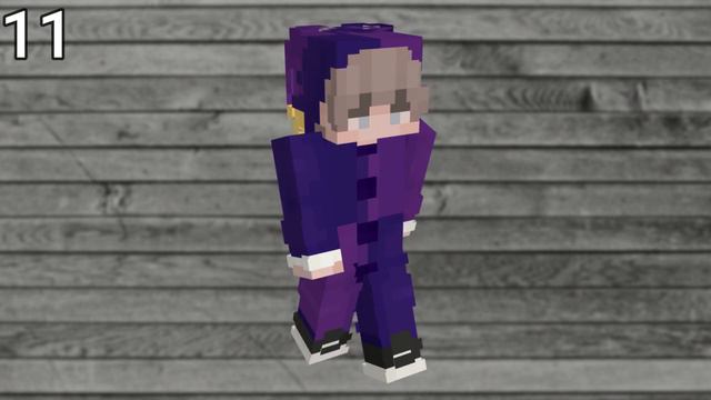 SKIN MINECRAFT WARNA UNGU - PURPLE MINECRAFT SKINS (BOY AND GIRL SKIN)