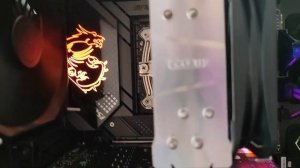 Работа встроенной подсветки материнской платы MSI MPG Z690 EDGE WIFI