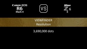 Canon EOS R6 Mark II vs. Nikon Z6 II: A Comparison of Specifications