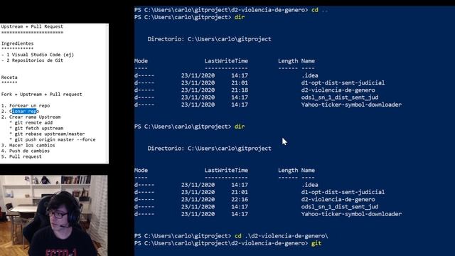 ¿Cómo contribuir en otros repositorios de GIT? - Fork repo github + upstream смотреть онлайн