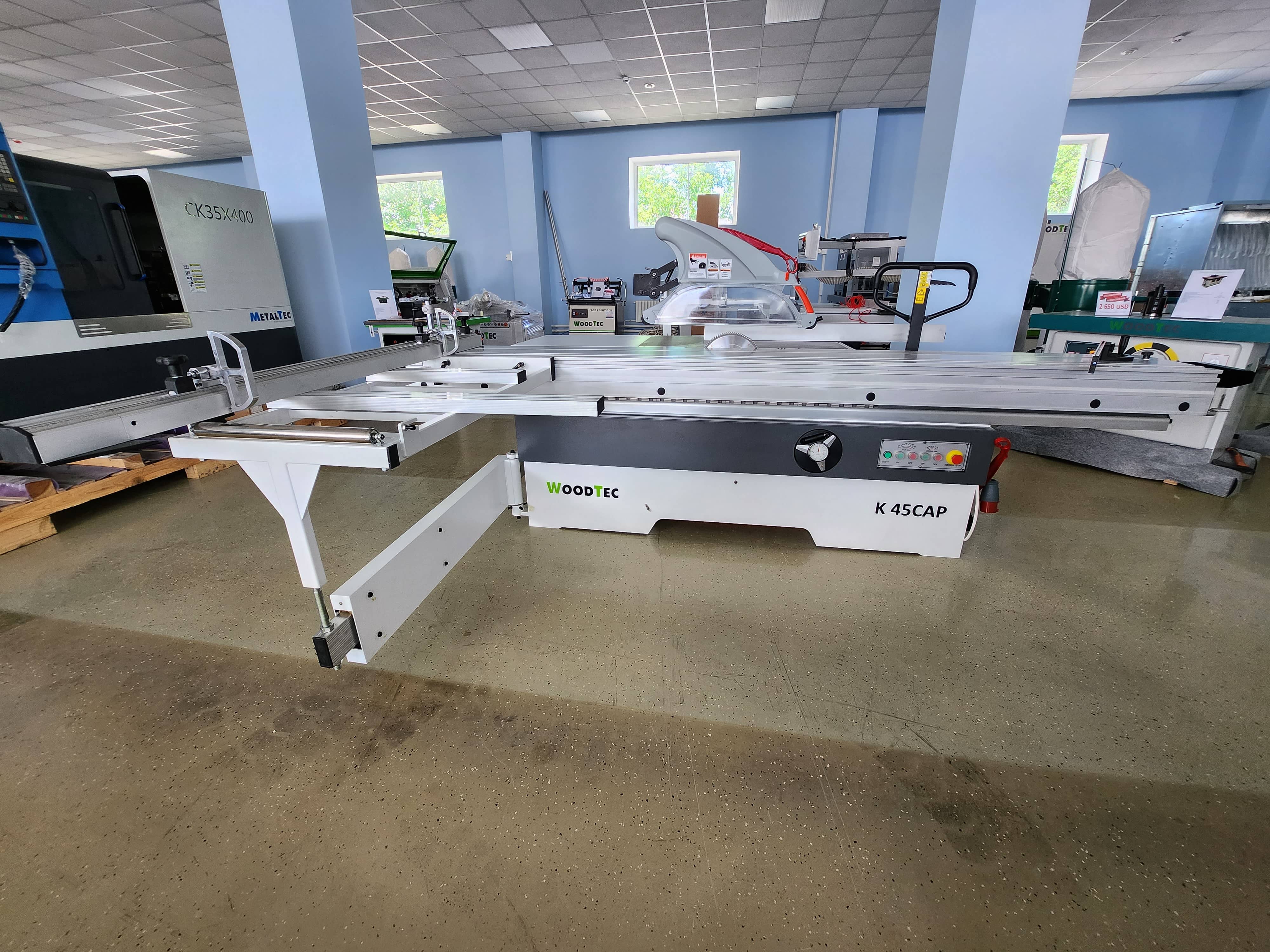 Распаковка и сборка Форматно-раскроечного станка WoodTec K 45 САР