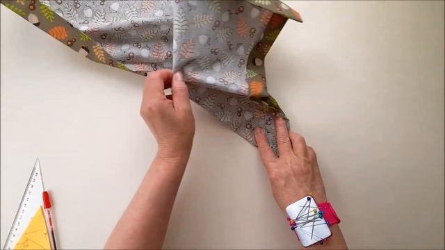 Сервировочная салфетка в технике пэчворк / Шью идеальные уголки / DIY/ Briefecken Nähen / Patchwork