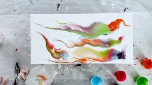 Birds of Paradise - Beautiful Colors with a TWIST! - Acrylic Pouring