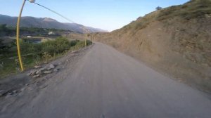 Спуск с горы села Гдынк часть 2