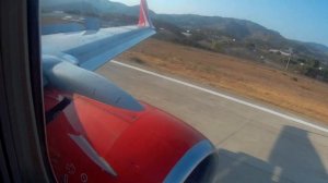 ПОСАДКА В АЭРОПОРТУ ГАЗИПАША / ВOEING 737-800 / GAZIPASA AIRPORT