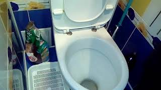 Как подключить унитаз к водопроводу с помощью гибкого шланга.