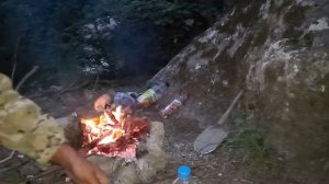 рыбалка горная речка на форель в Крыму ночёвка 2021 года 18 июня утром 4 часть