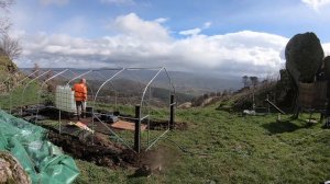 Destroyed Polytunnel! And On The Coldest Day Of The Year