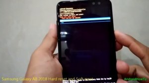 Samsung Galaxy A8 2018 Hard reset and Soft reset