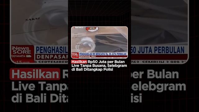 Live Tanpa Busana Hasilkan Rp50 Juta, Selebgram Bali Ditangkap Polisi