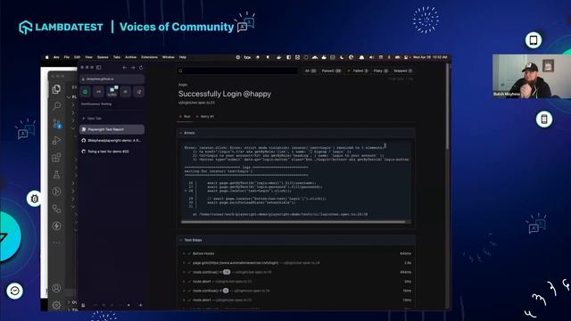 The 'New Tool On The Block' Playwright' | Voices Of Community: Ep VIII | LambdaTest Webinar