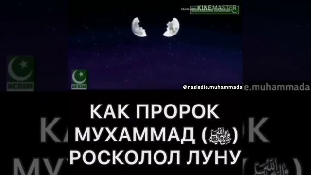 Как пророк Мухаммад росколол луну смотреть онлайн