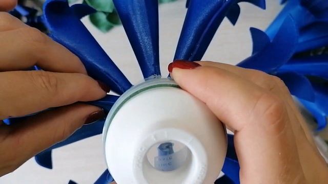 Светильник Василек из изолона 2 мм и фоамирана 1 мм. Часть 1 - создание цветка. смотреть онлайн