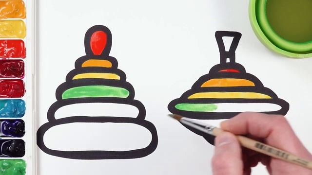 Рисуем фломастерами. Простой милый рисунок. Рисование для детей смотреть онлайн