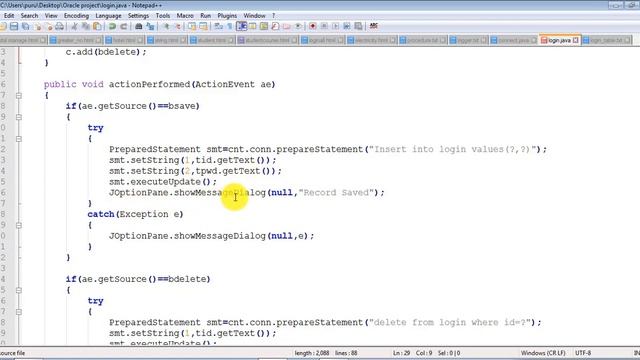 java oracle project connecting without DSN in hindi смотреть онлайн