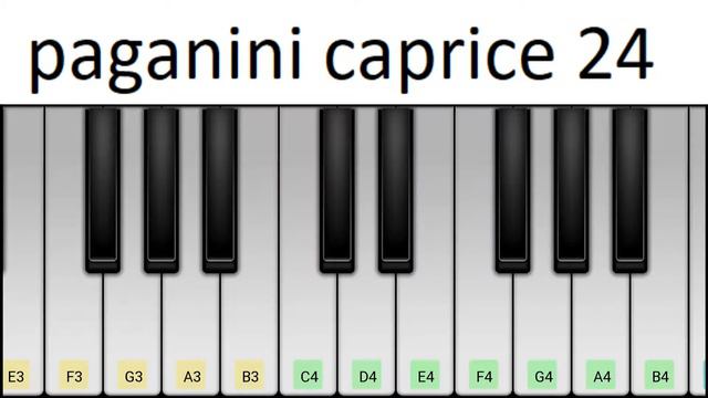 Nicole Paganini Caprice 24 mobile piano смотреть онлайн