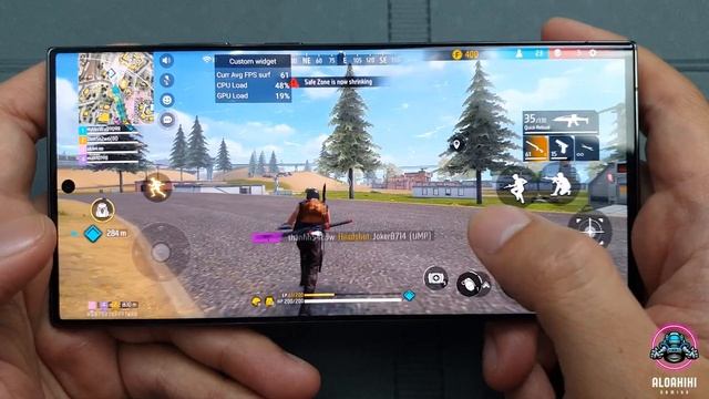 Test Game Free Fire on Samsung Galaxy S23 Ultra смотреть онлайн