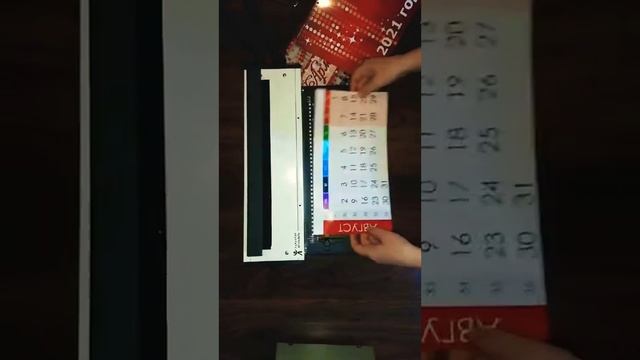 Процесс изготовления календаря