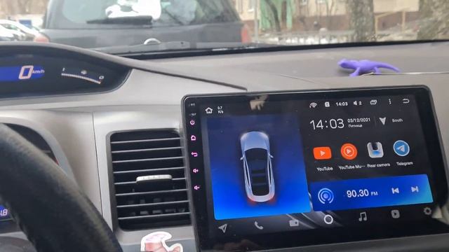 Краткий обзор магнитолы TEYES 4/64 honda civic hybrid смотреть онлайн