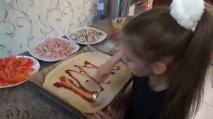 Вкусная сочная пицца с ветчиной и грибами за 5 минут!!!