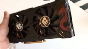 RX570 4Gb  Red Dragon видеокарта Powercolor Radeon