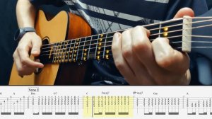 Oh, baby, baby, it's a wild world. Fingerstyle Guitar Tabs