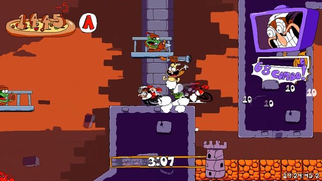 Pizza Tower | The Crumbling Tower of Pizza P-Ranked in CO-OP смотреть онлайн