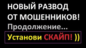 Мошенники просят установить СКАЙП для работы в интернете, ч2. Звонок якобы от Работа Ру.