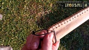 Кованый охотничий нож из напильника своими руками Ножны береста сталь у10 ручная ковка ножа