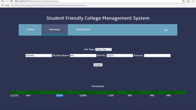 Student Friendly College Management System Project Using Java PHP Python